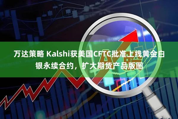万达策略 Kalshi获美国CFTC批准上线黄金白银永续合约，扩大期货产品版图